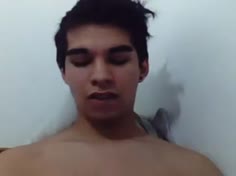 21 Yo Horny Dude Jerks off and Cum on Cam